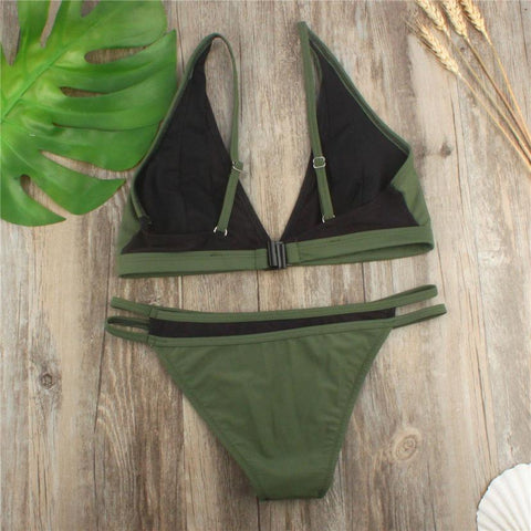 Buy Women's Green Push Up Swimandbeachwear Online