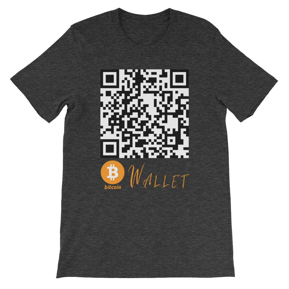 Bitcoin QR Code T-Shirt | eBay