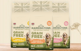 cheapest harringtons grain free dog food 15kg