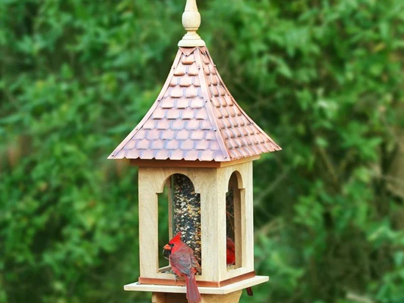 Wooden Bird Feeder - Villa Type