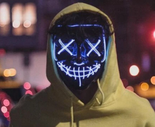 EL Neon purge mask