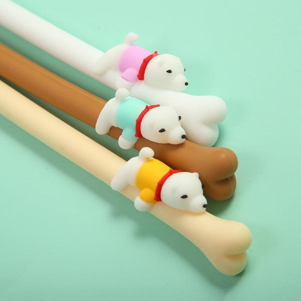 Dog & Bone Pens Set Of 3