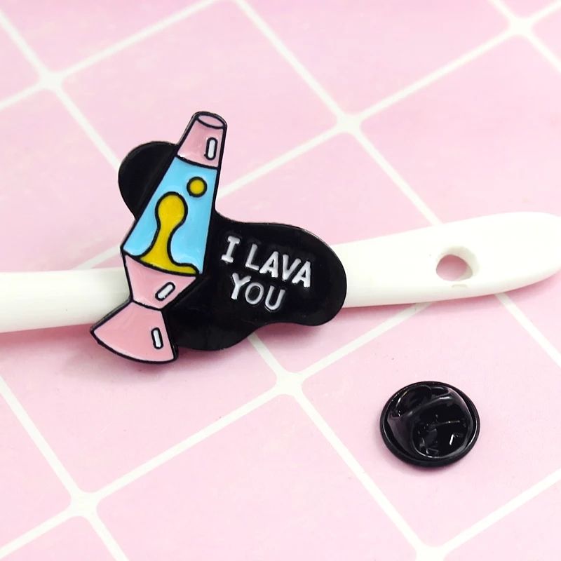 I Lava You Lapel Pin Badge