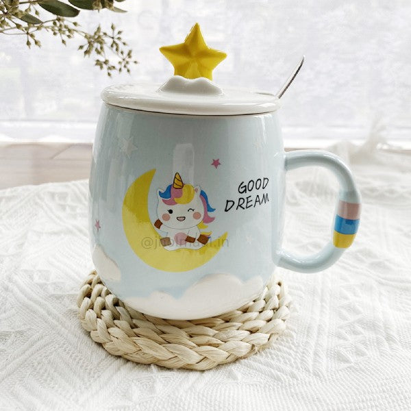 3D Unicorn Star Mug