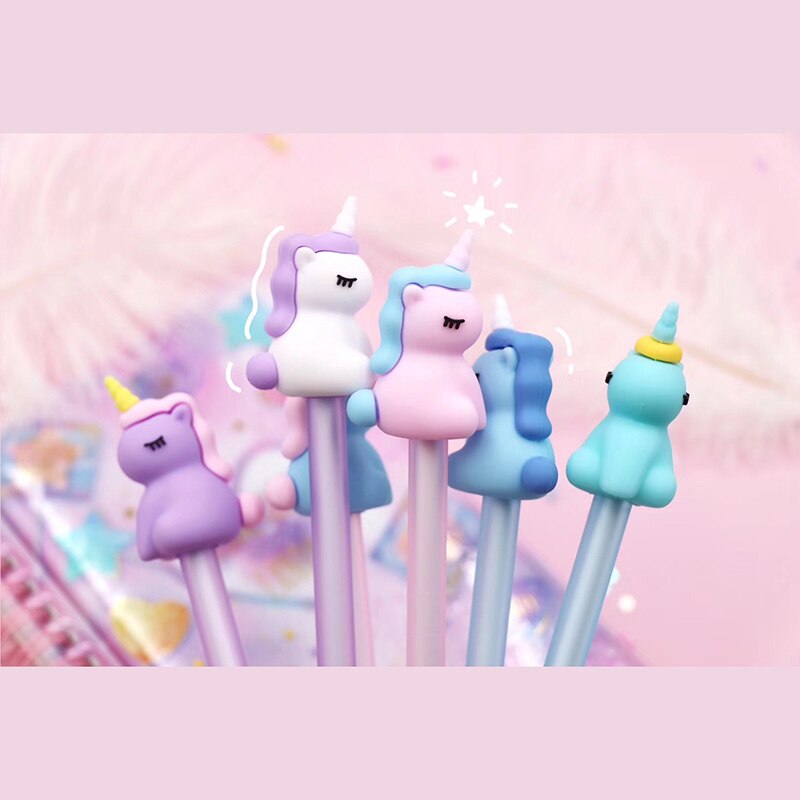 Unicorn Pens Set Of 2 (Random colors)