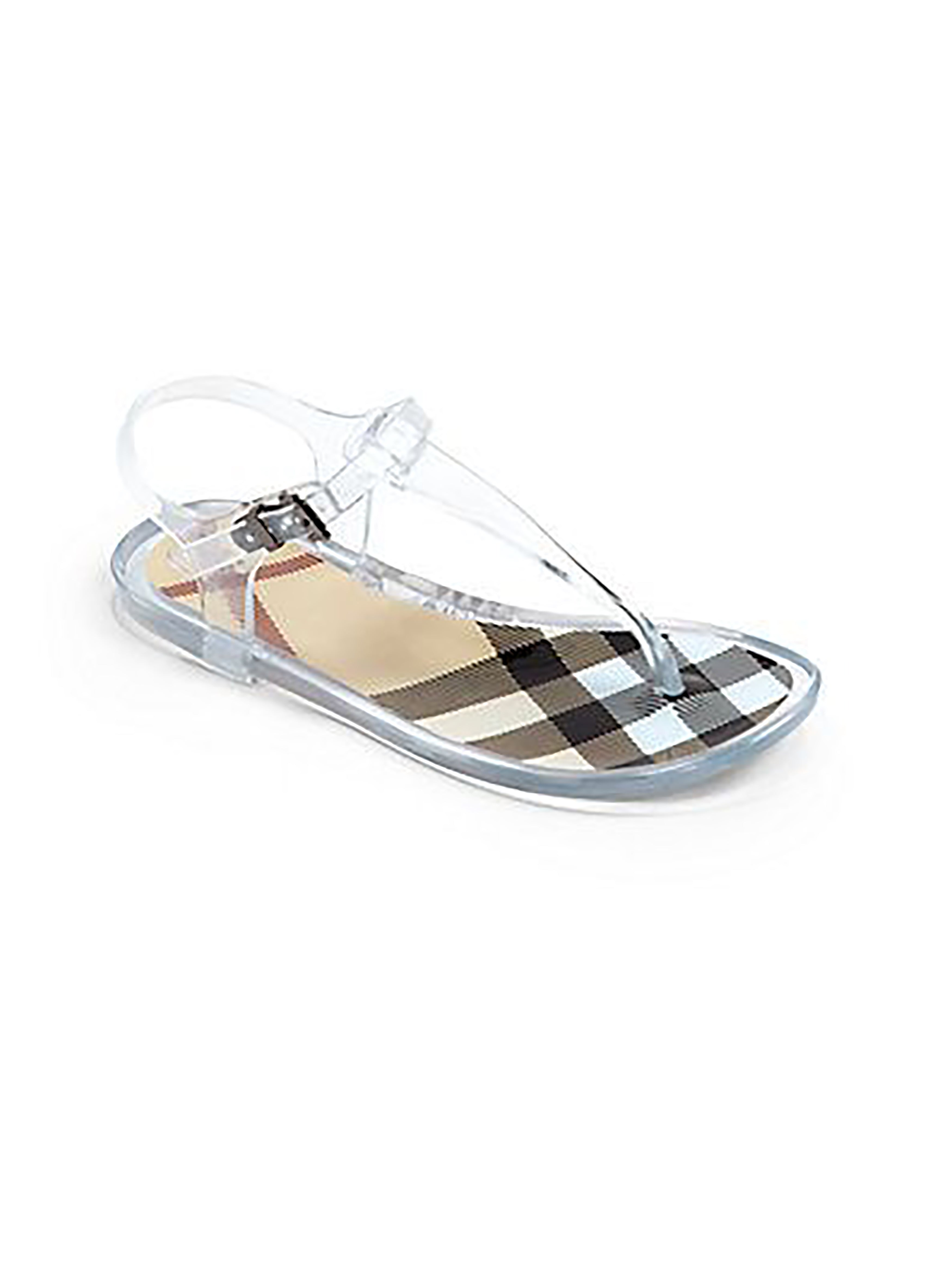 burberry jelly sandals