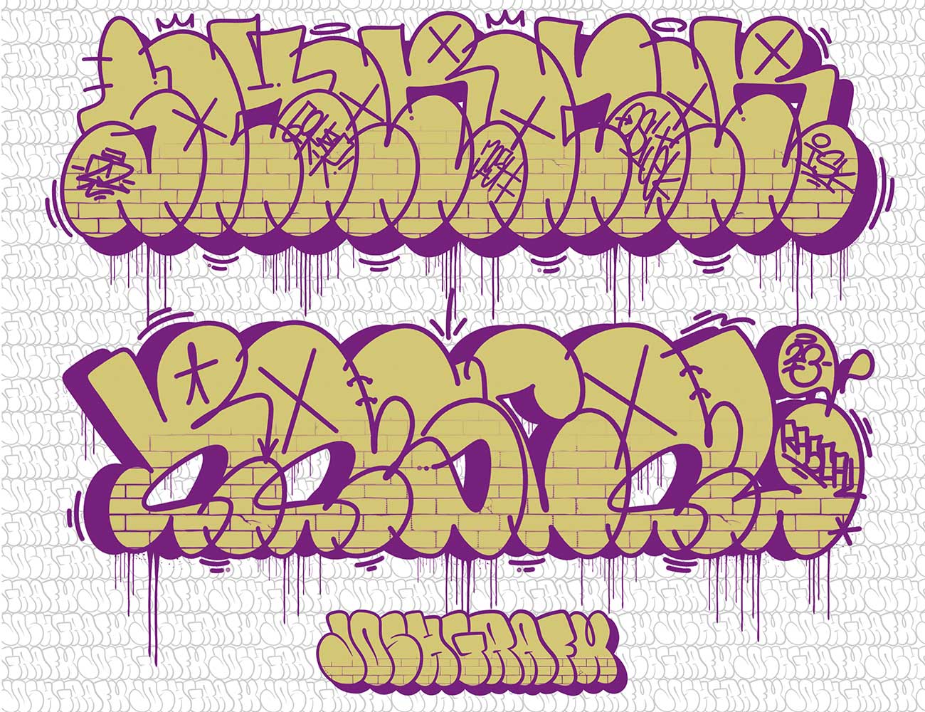 graffiti throwies by Josh Grafx