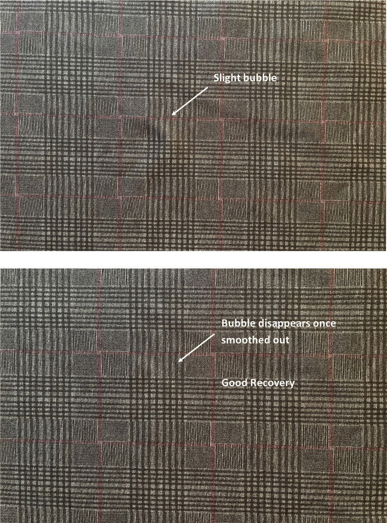 Results of recovery test