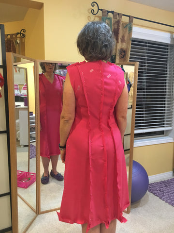 Fabric Fitting Dress Front