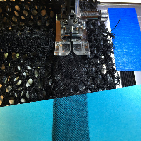 Sewing in stay tape Mesh T