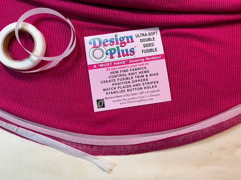 Ribbed TENCEL™ Modal Jersey - Double sided fusible