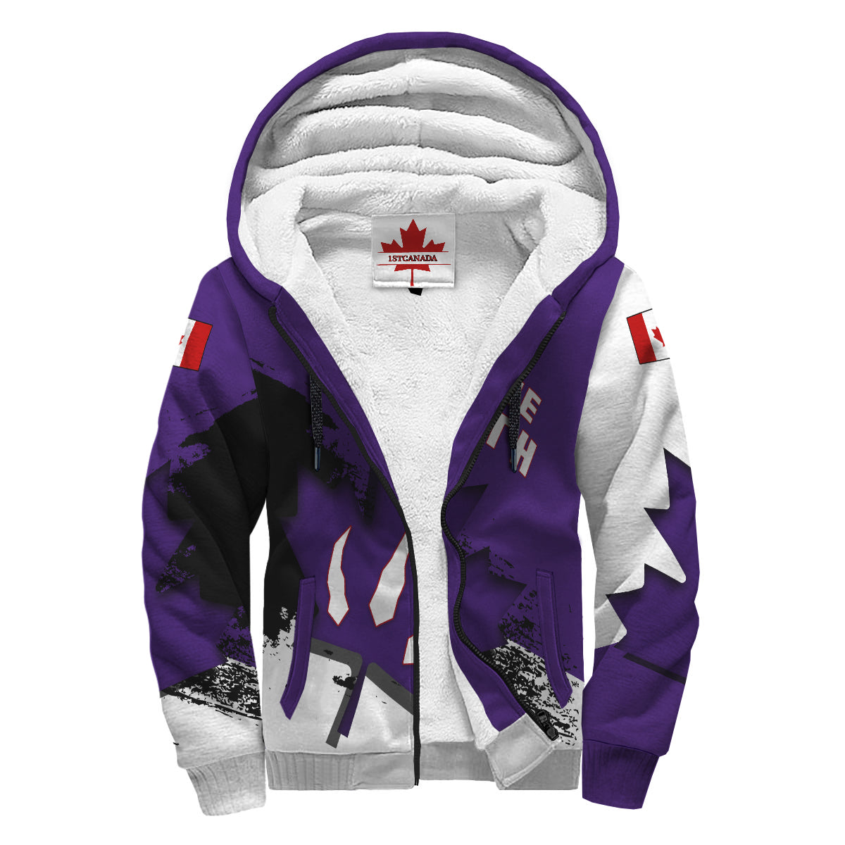 purple raptors hoodie