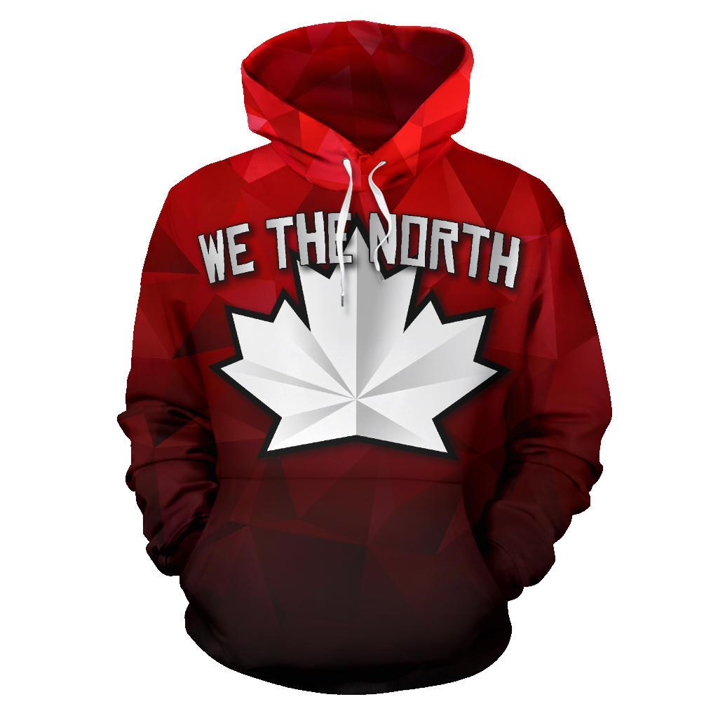 we the north red hoodie