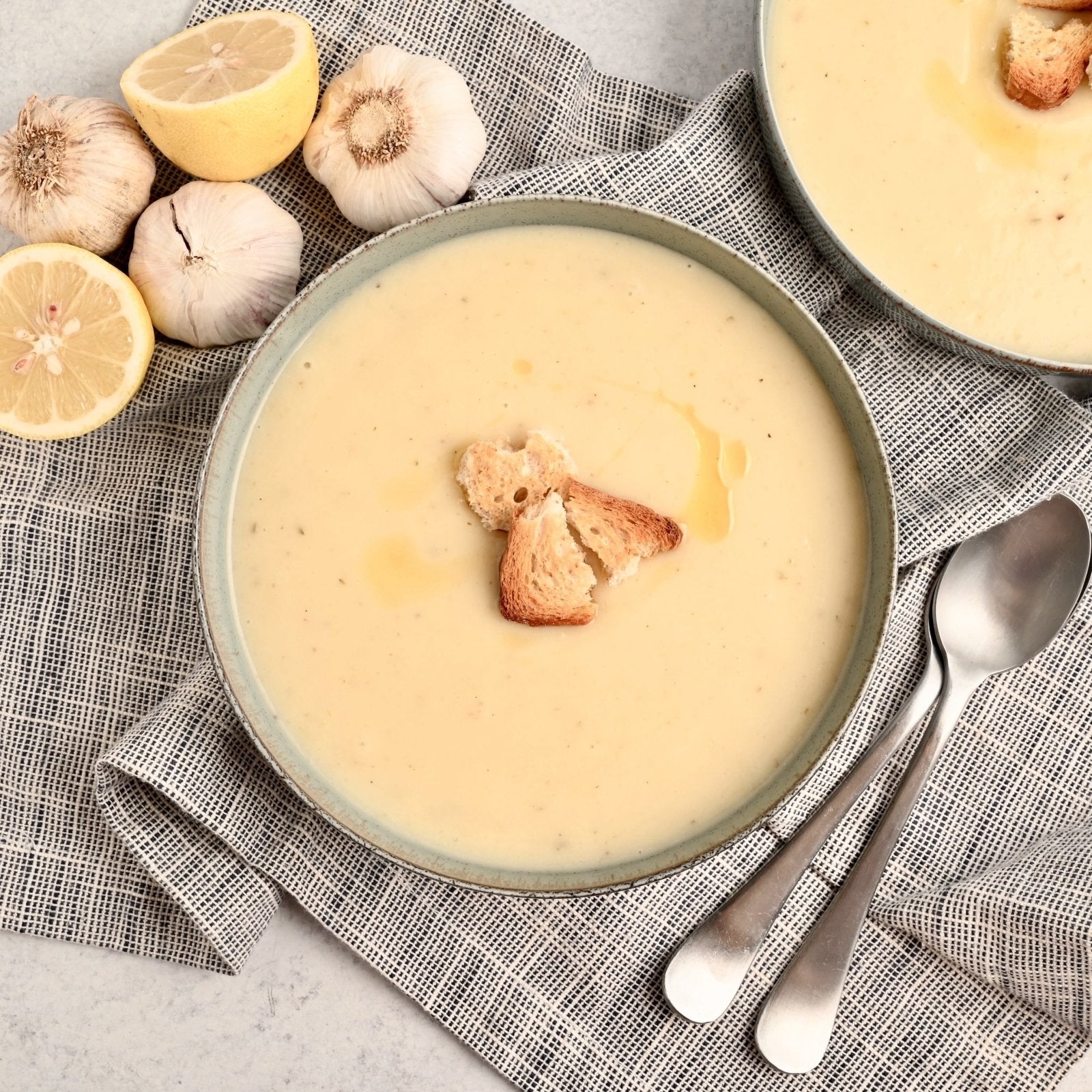 Flu-Fighting Garlic Soup | The NutraMilk | Recipes