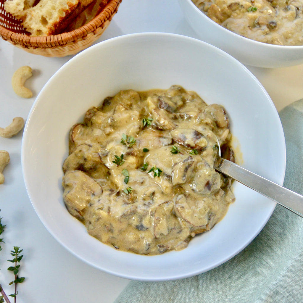 Cashew Cream of Mushroom Soup