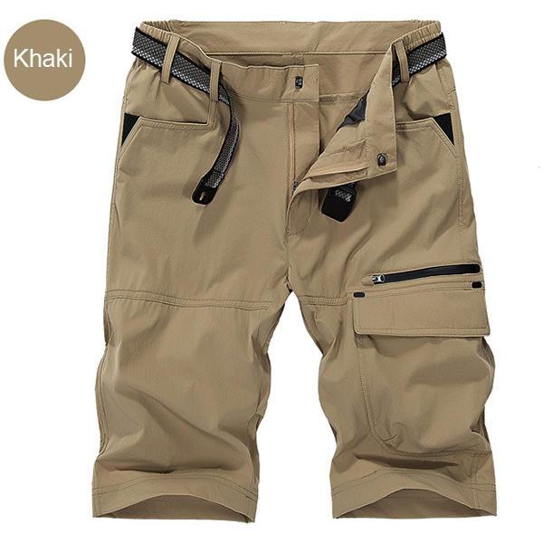 cargo pants shorts zipper