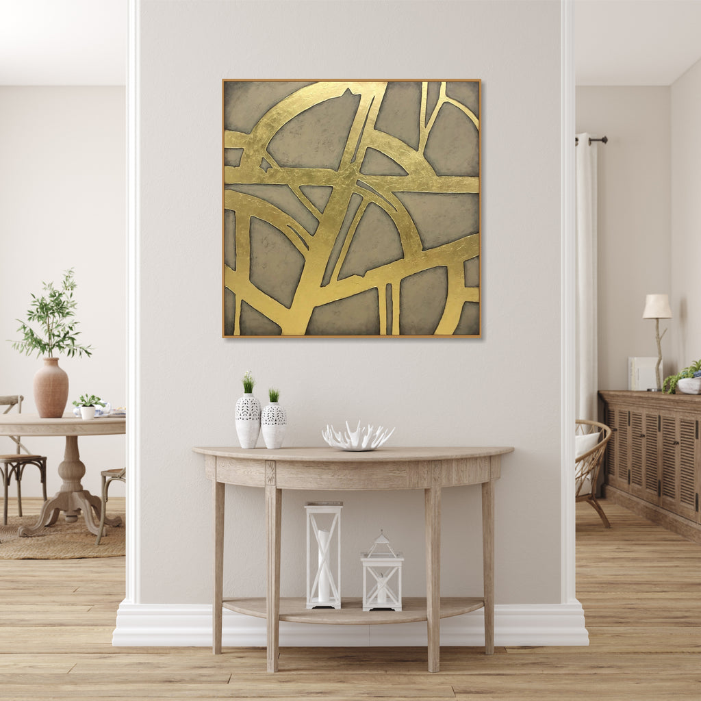 Abstract paintings for the room in beige tones slider2-image-1