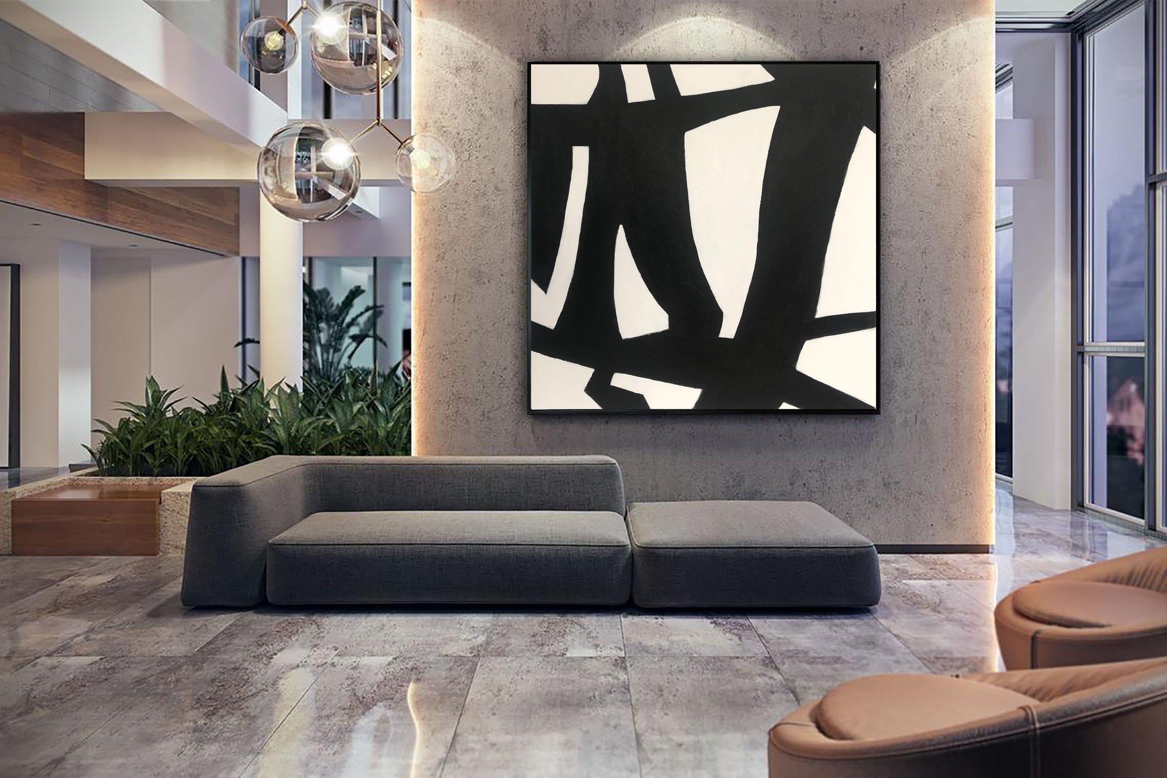 Black & White Abstract Paintings by Franz Kline slider2-image-3