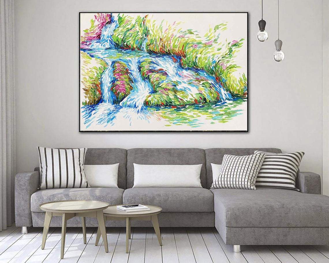 RIVER IN SPRING by Anna Clark from $340