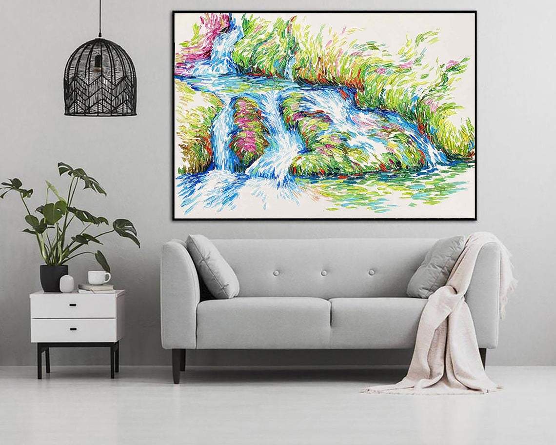 RIVER IN SPRING by Anna Clark from $340