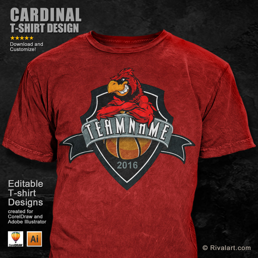 Ph7 Cardinal Clipart & T-shirt Design LFT 04 – Rivalart
