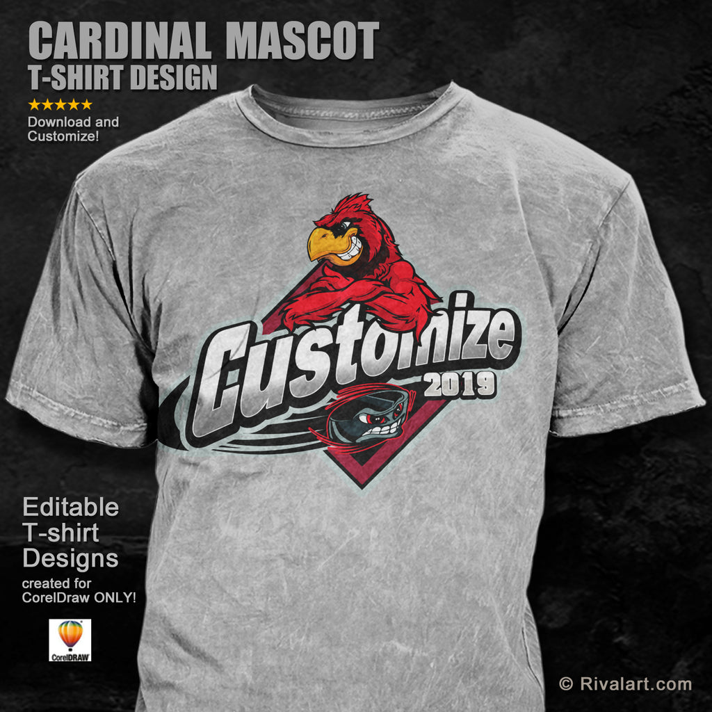 Ph7 Cardinal Clipart & T-shirt Design LFT 04 – Rivalart