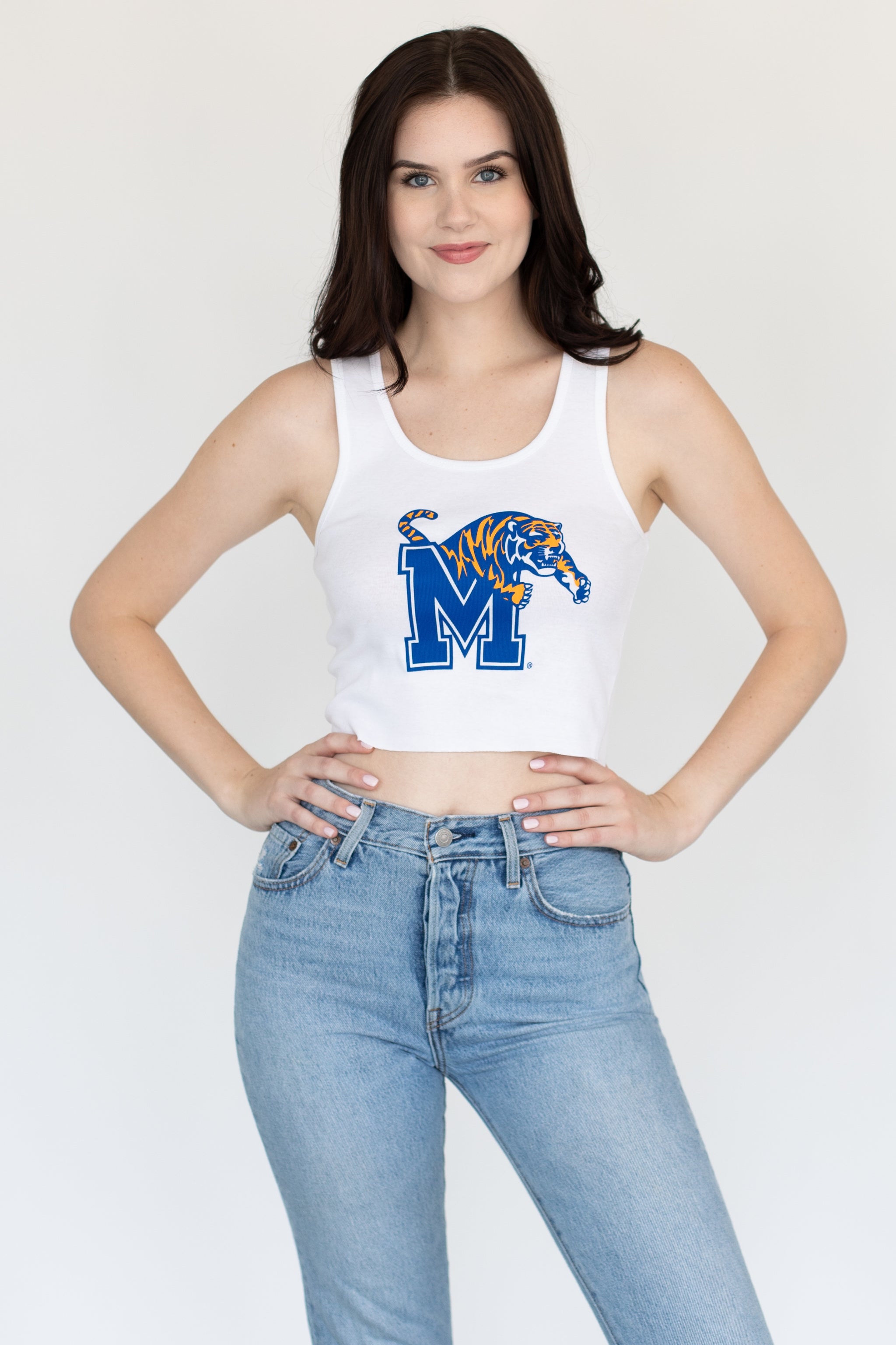 Ribbed Cropped Tank Top