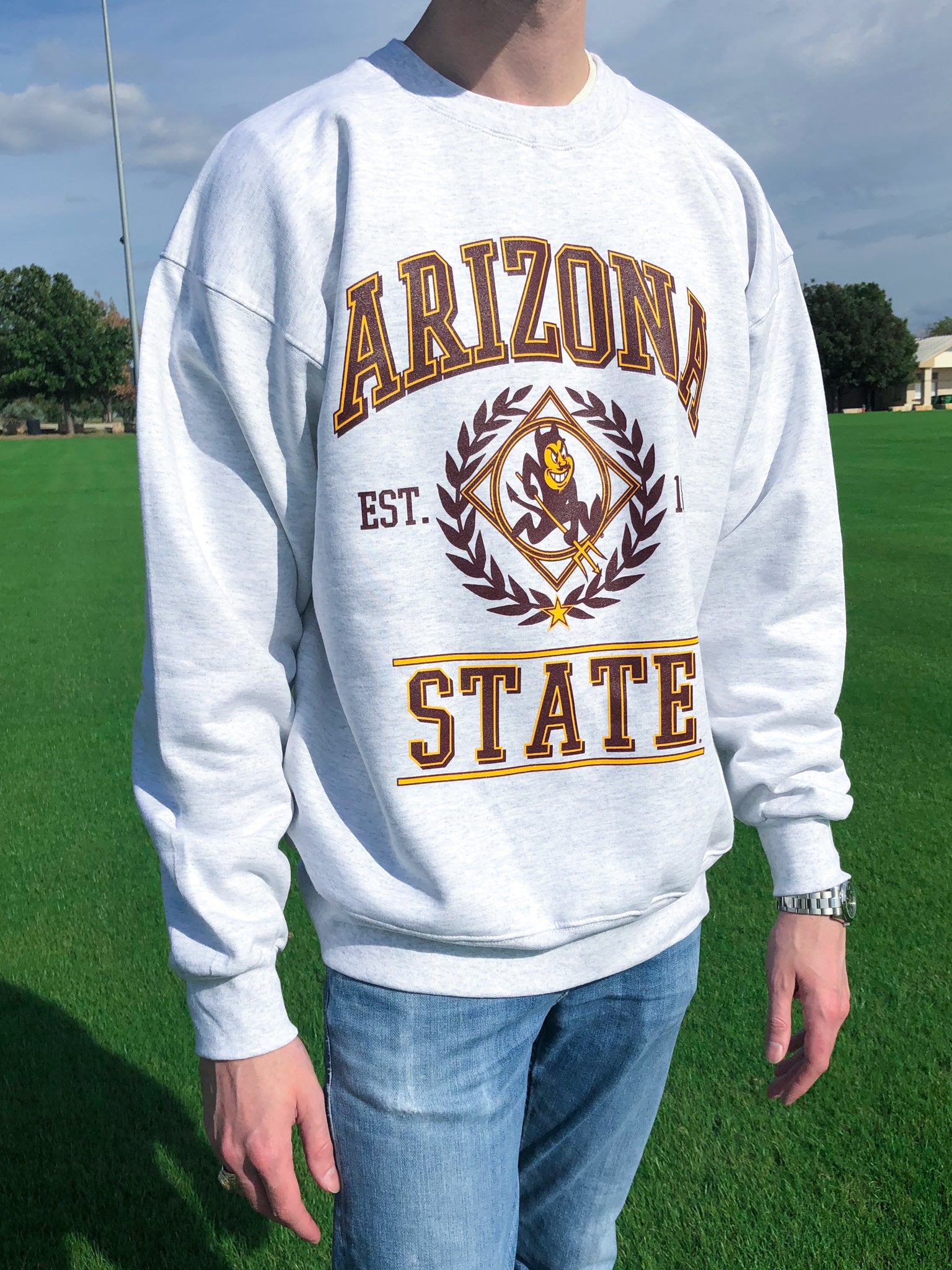 Arizona State University Crewneck Sweatshirt: Arizona State University