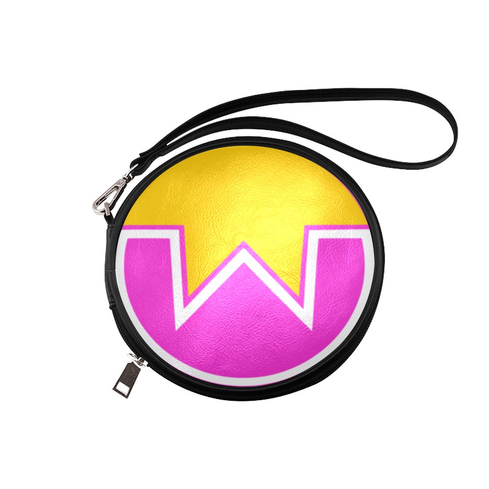 Wownero Round Makeup Bag