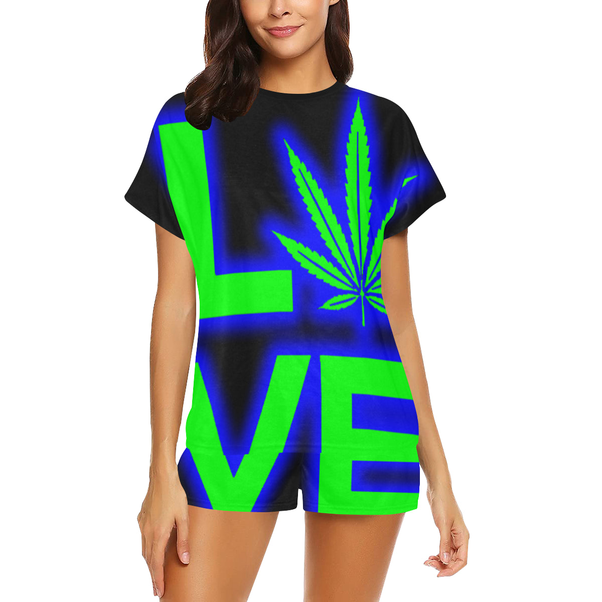 Love Bud Women's Short Pajama Set