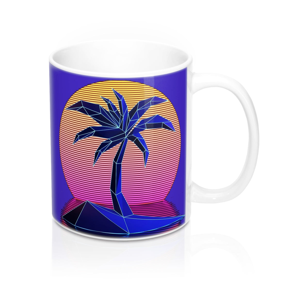 Retro Palm Tree Mug 11oz