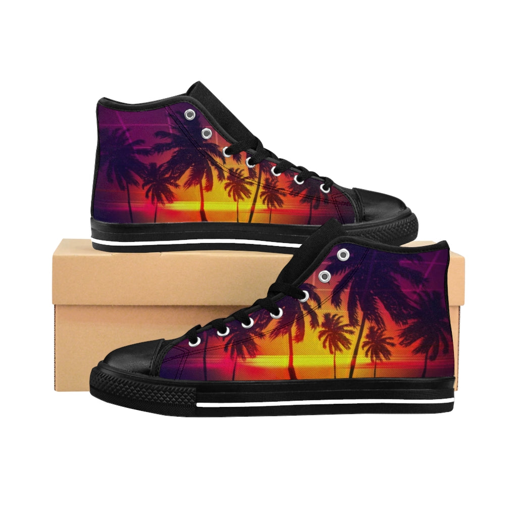 Retro 88's Sunset Men's High Top Sneakers