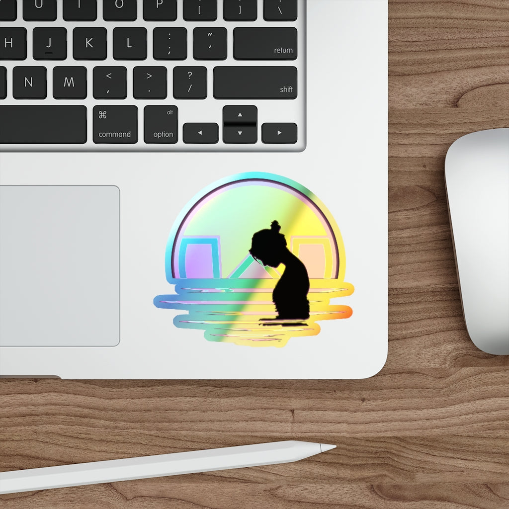 Wownero Reflections Holographic Die-cut Stickers