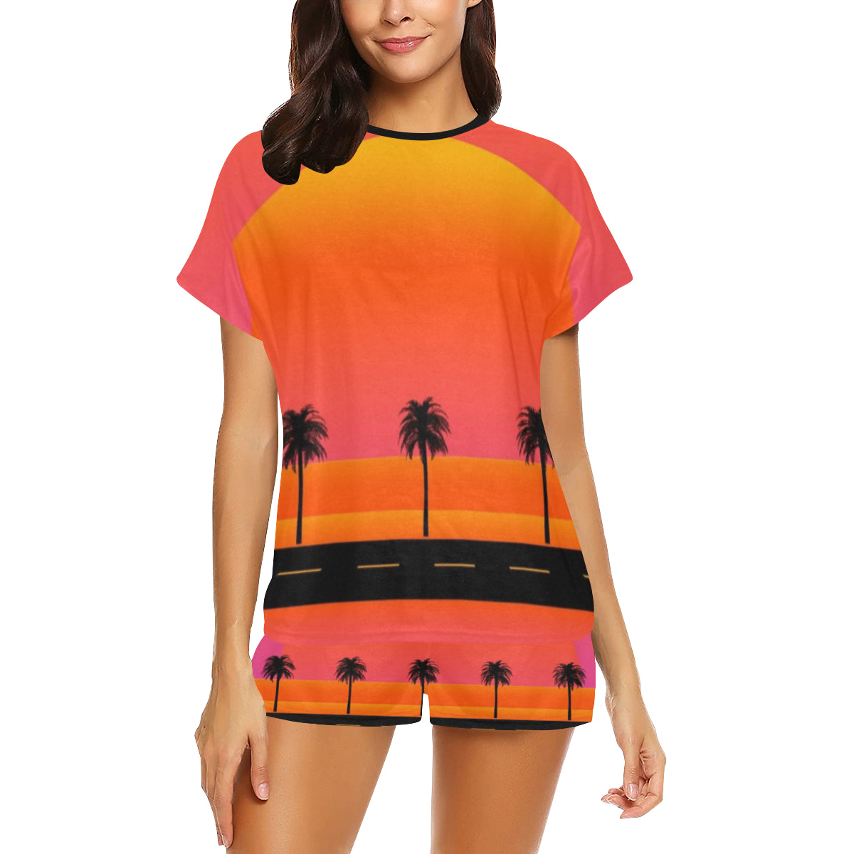 Sunset Strip Women's Short Pajama Set
