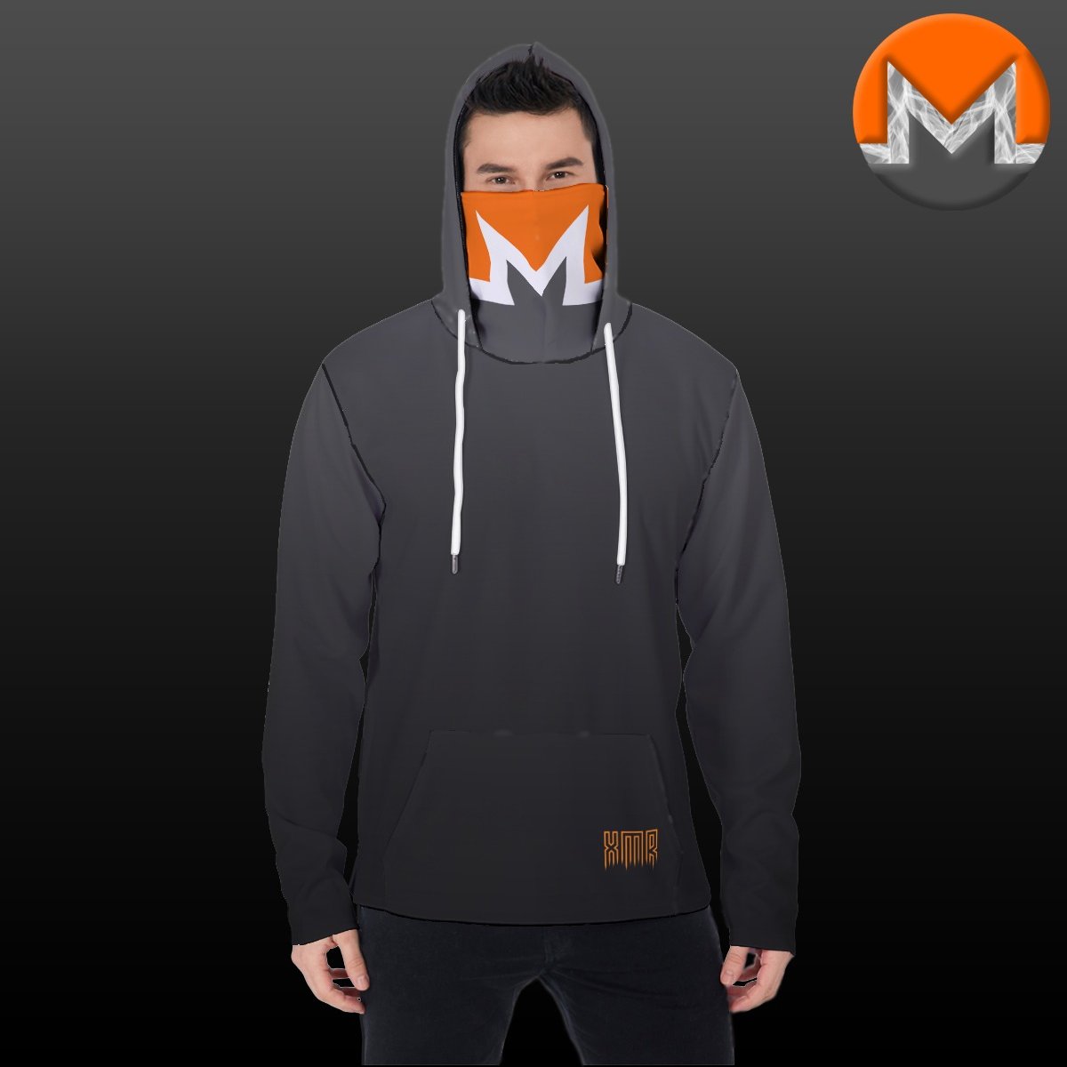 Monero Leave No Trace Hoodie With Mask