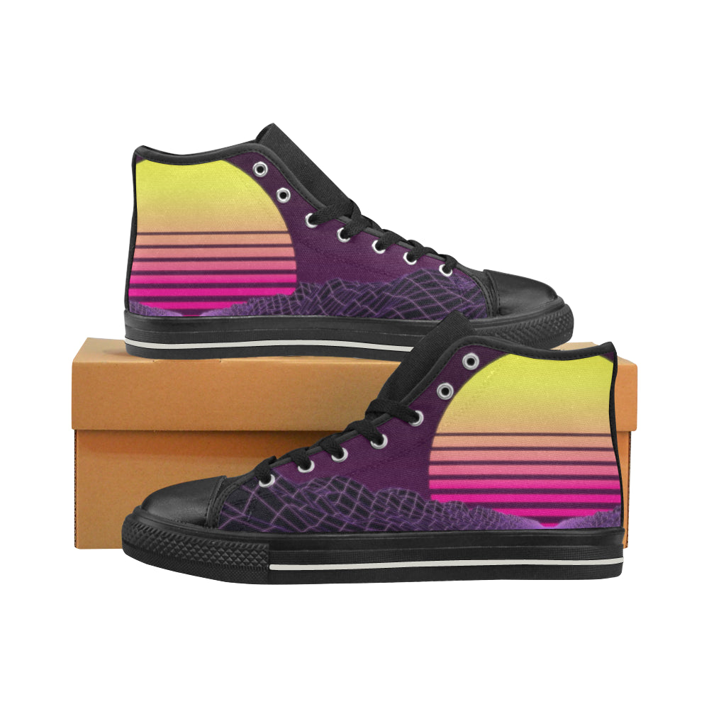 Retro 86's Sunset Men's High Top Sneakers