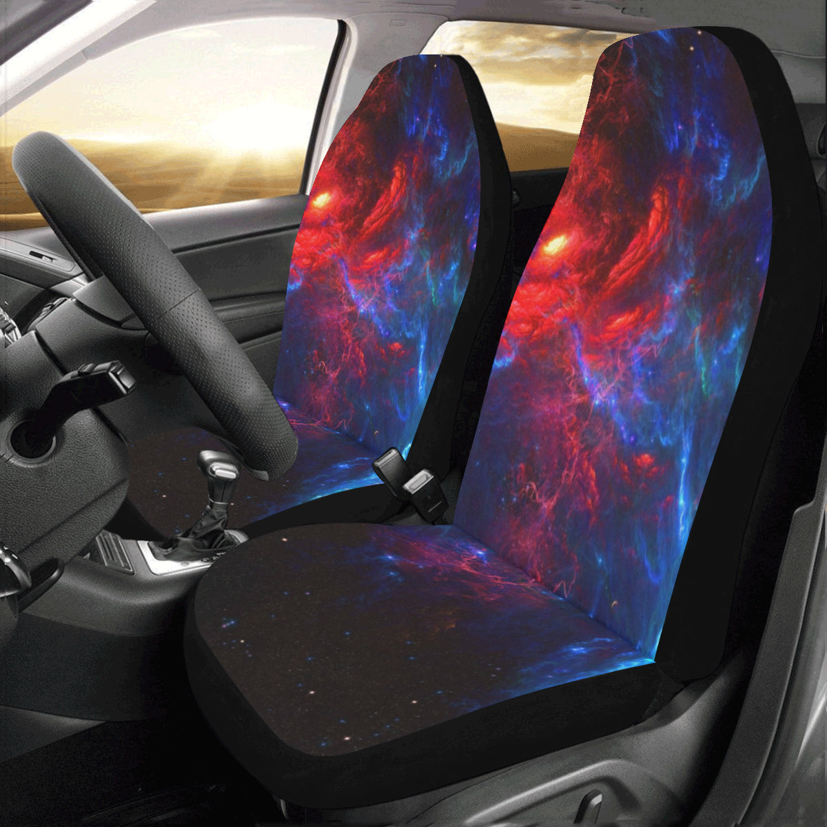 Red Star Car Seat Covers (Set of 2)