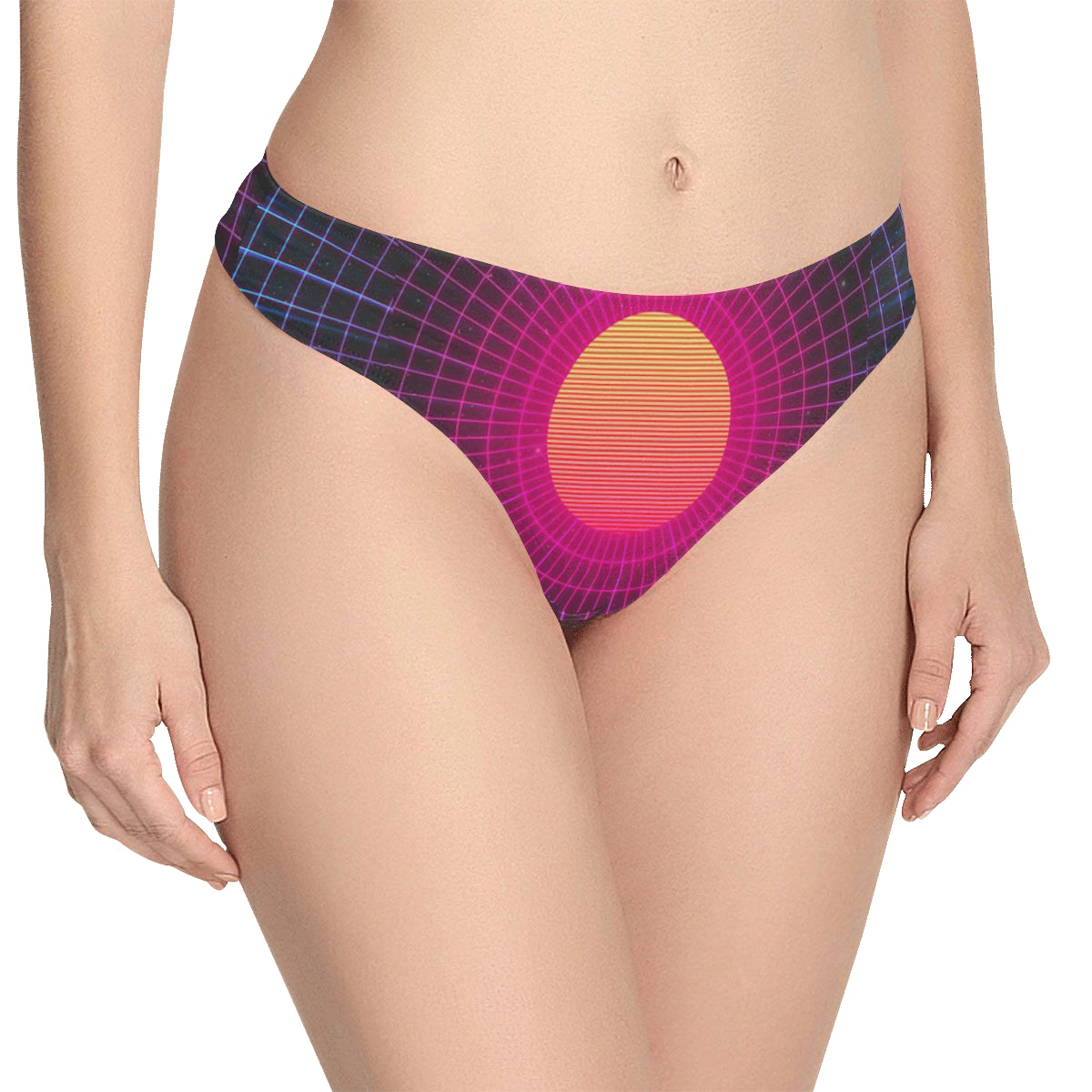 Retro Sunburst Thongs