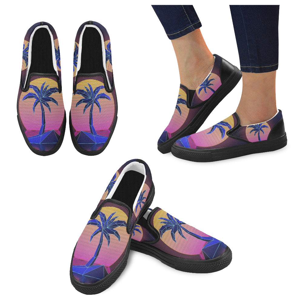 Retro 83's Sunset Palm Women's Slip-on