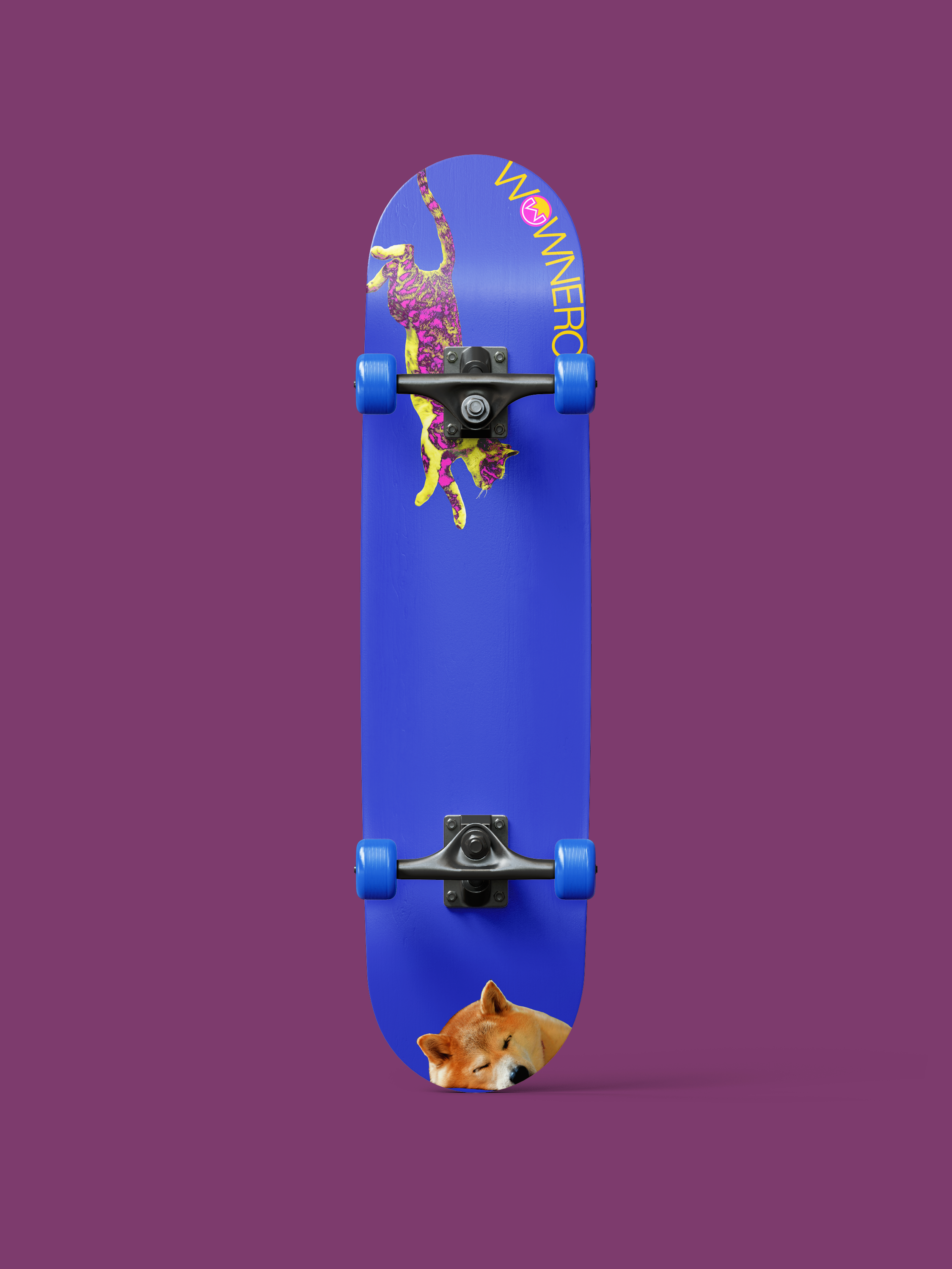 Meownero Skateboard 7 3/4" Deck