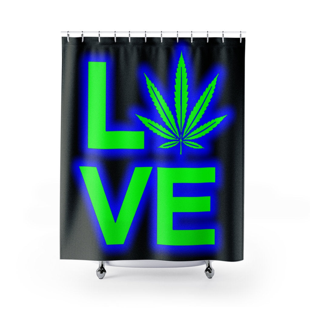 Love Bud Shower Curtains