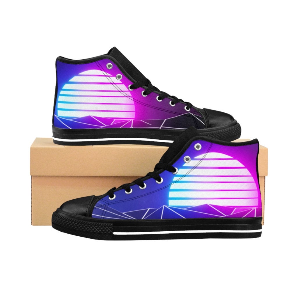 Men's Retro 86's Neon Sunset High-top Shoes