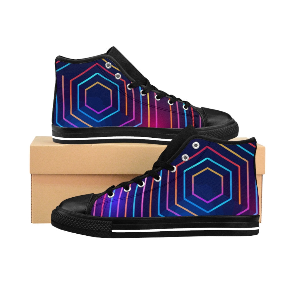 Men's Retro Hex High-top Shoes