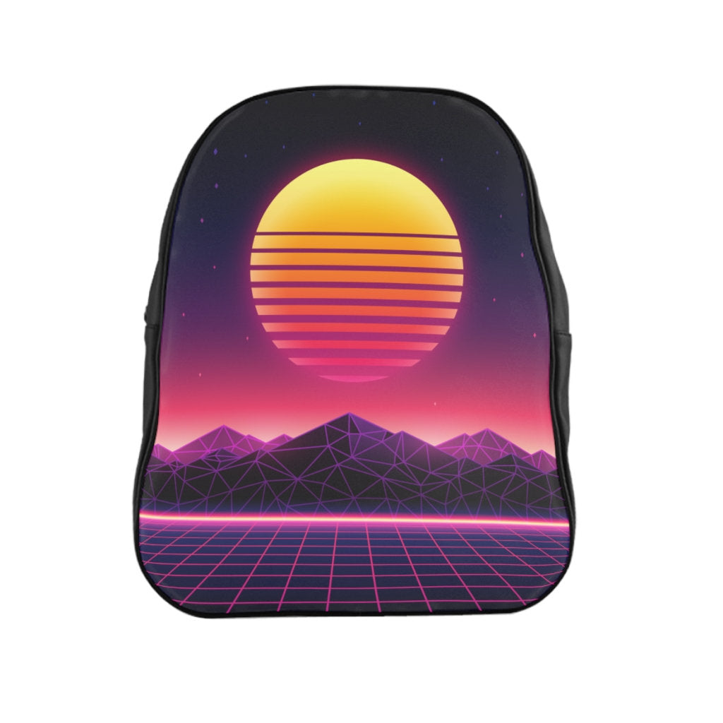 Retro Setting Sun Backpack