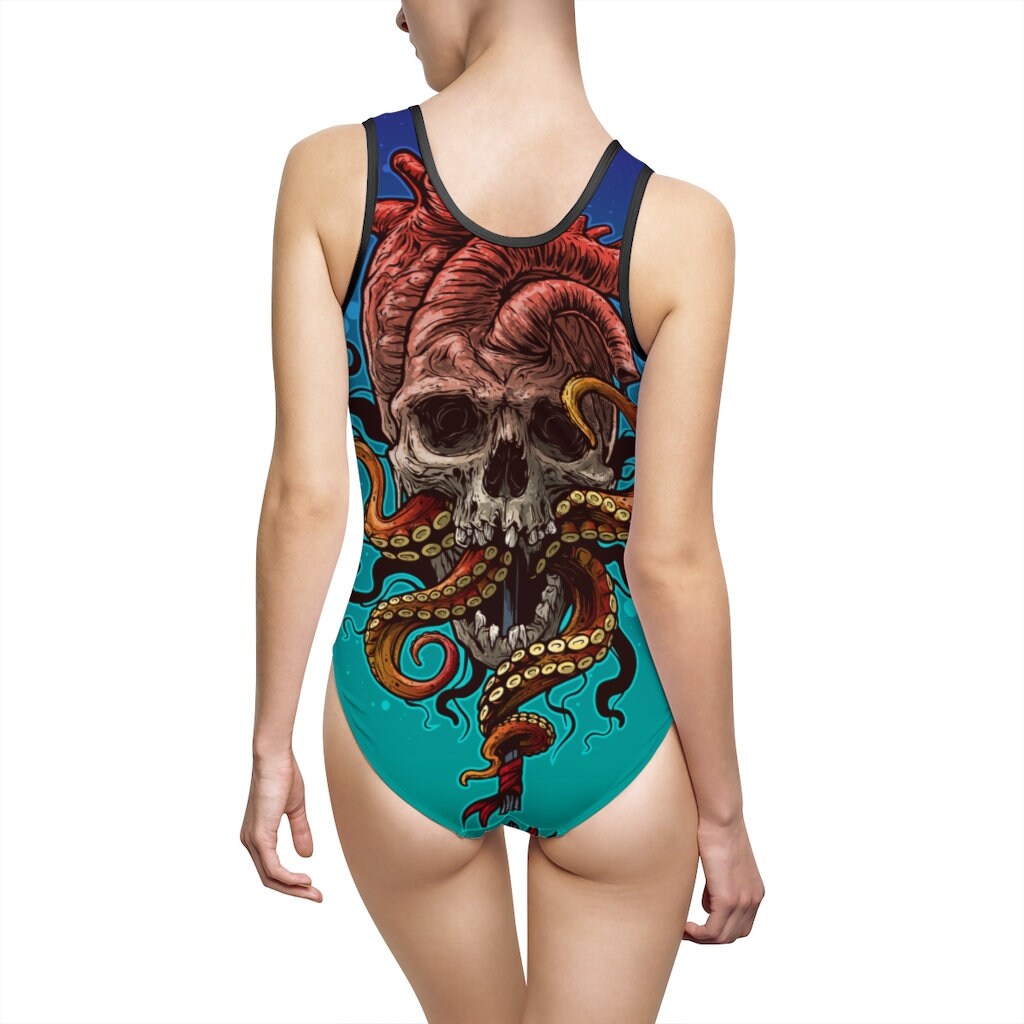 Sea Skull One-Piece Swimsuit