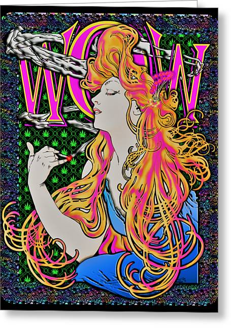 Lady of WOW - Greeting Card