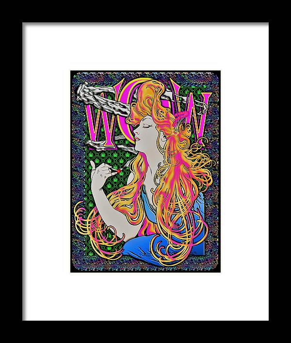 Lady of WOW - Framed Print