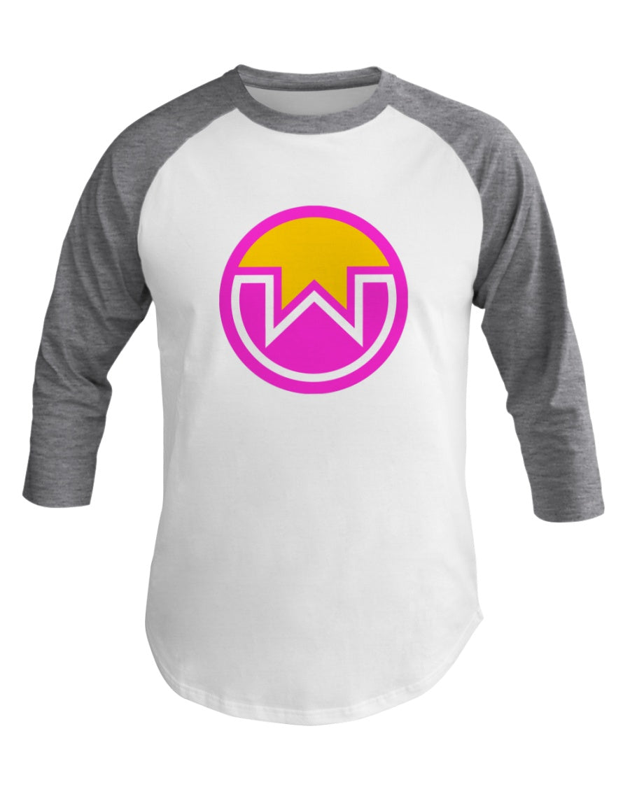 Wownero Logo 3/4 Sleeve Raglan Shirt
