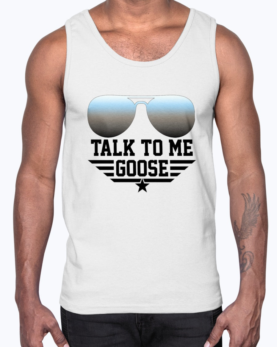 Talk To Me Goose Cotton Tank