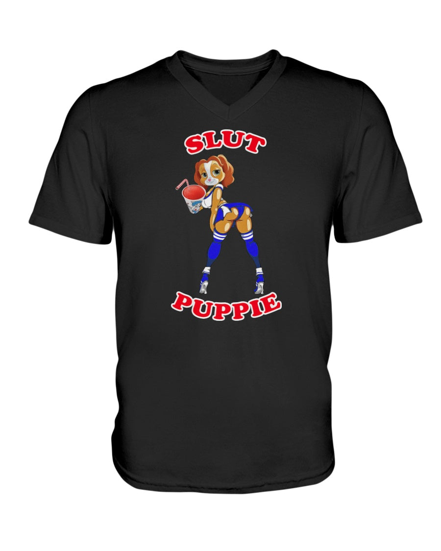 Slut Puppie V-Neck Tee